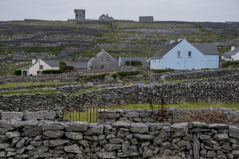 day, house, solid, outdoors, religion, place of worship, ireland, plant, aran islands, village, building, no people, travel destinations, land, inisheer
