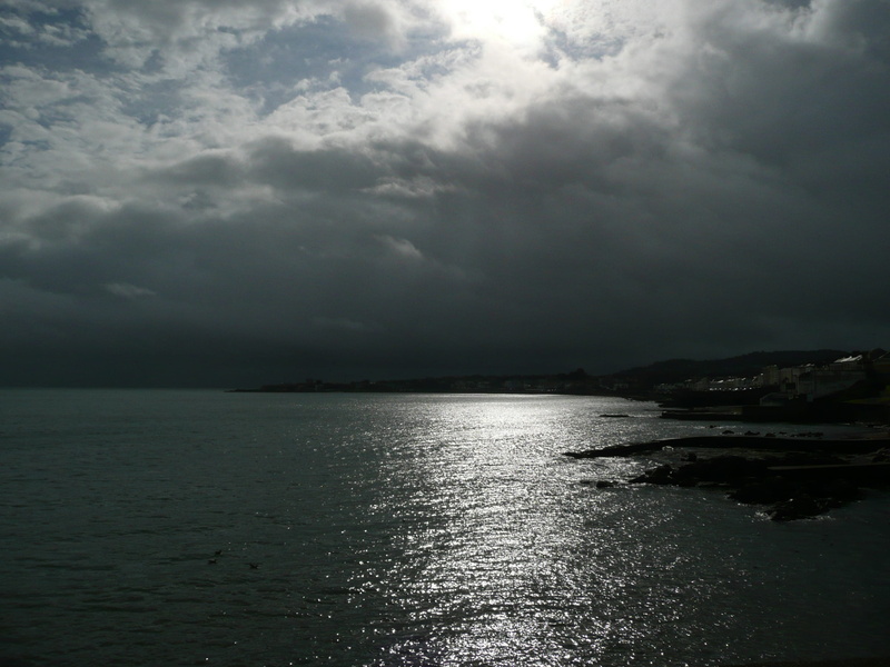 tranquility, nature, waterfront, ominous, no people, beauty in nature, sky, tranquil scene, 2K, storm cloud, landscape, day, environment, dun laoghaire