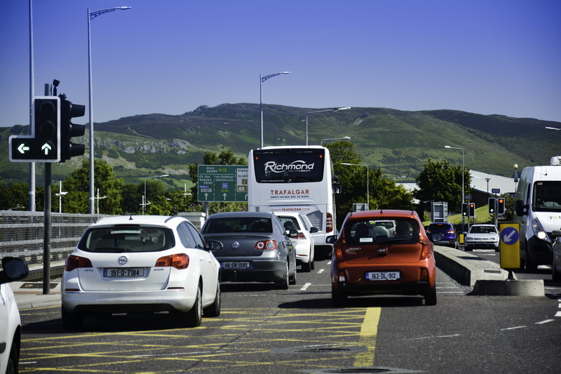 motor vehicle, traffic, information, architecture, ireland, mode of transportation, text, irish, western script, no people, sky, celtic, street, 5K, nature