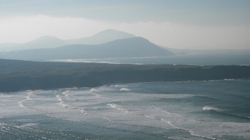 landscape, 2K, nature, environment, ireland, tranquil scene, beauty in nature, sea, atlantic, water, outdoors, shore, no people, tranquility, mountain