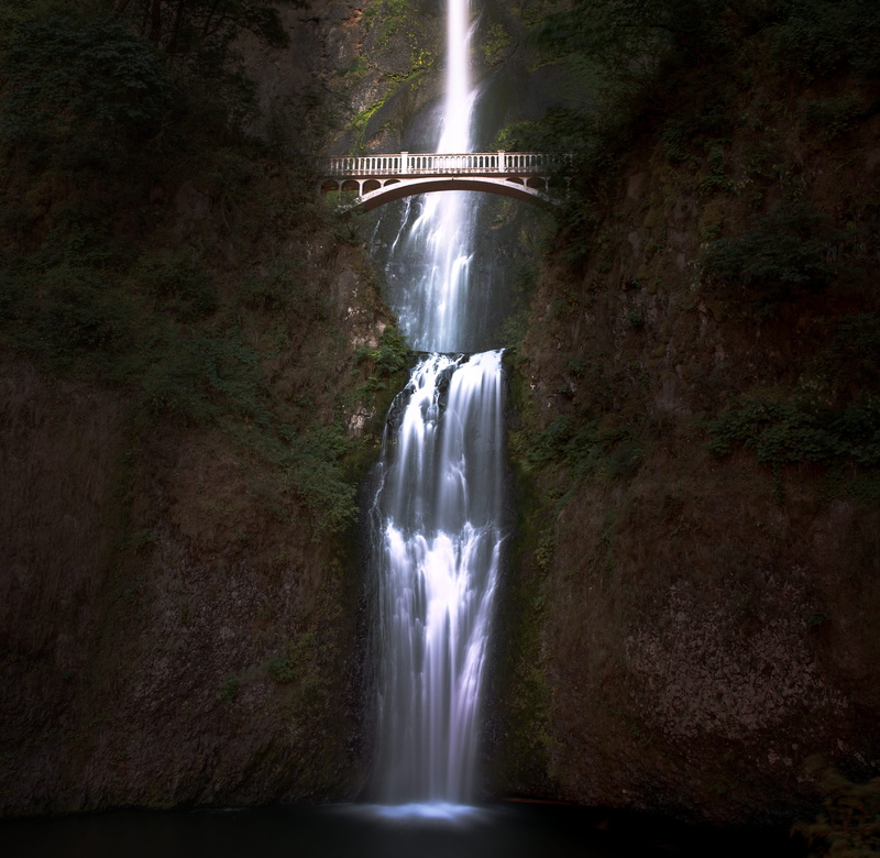 flowing water, 4K, falling water, splashing, landscape, nature, travel, multnomah falls, rainforest, motion, no people, pnw, solid, flowing, day, outdoors