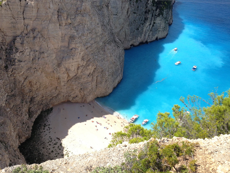 scenics - nature, Greece, Sea, idyllic, Blue, holidays, nautical vessel, travel, rock - Object, tranquil scene, mediterranean Sea, coastline, bay Of Water