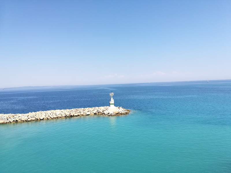 vacation, water, day, ocean, minimalism, horizon, bye, landscape, non-urban scene, summer, wafe, copy space, tranquil scene, no people, deep blue, scenics - nature