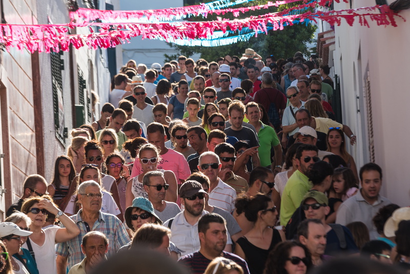 crowds, group of people, street, festival, event, day, spectator, women, leisure activity, adult, togetherness, 5K, crowd, men, lifestyles, spain, city