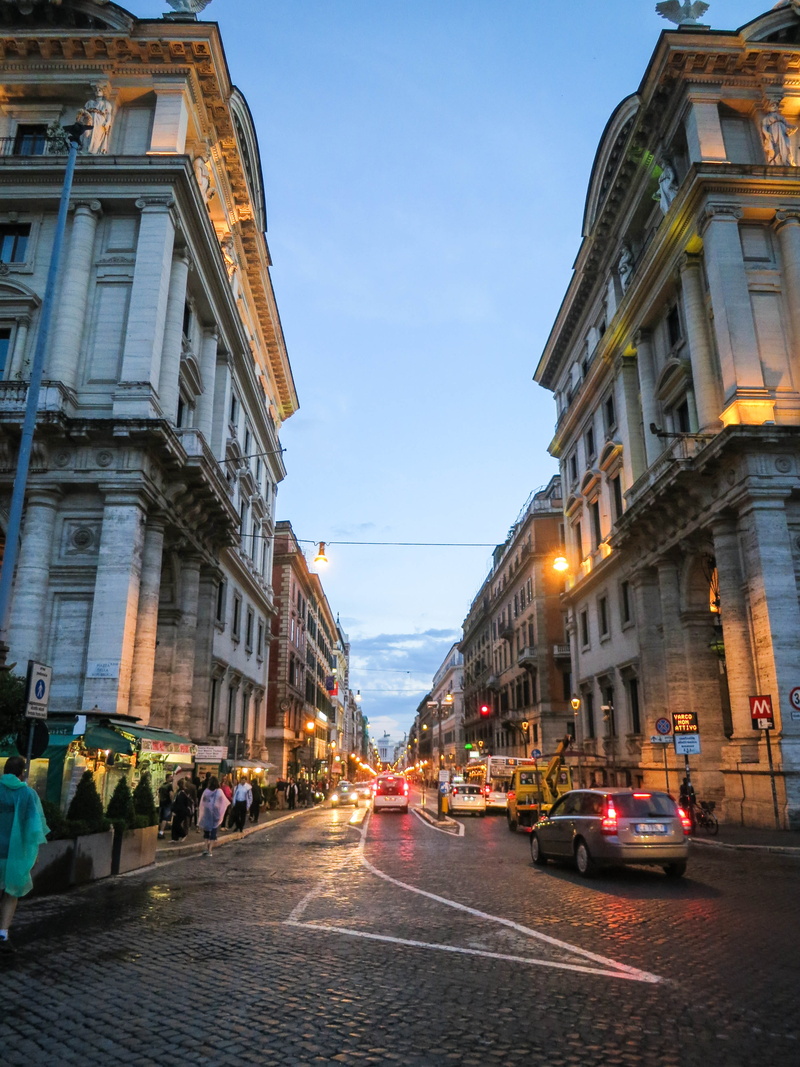 architecture, people, night, roads, dusk, 4K, city life, land vehicle, crowd, road, walking, pedestrians, building, dark, lights, city, Italy, city street