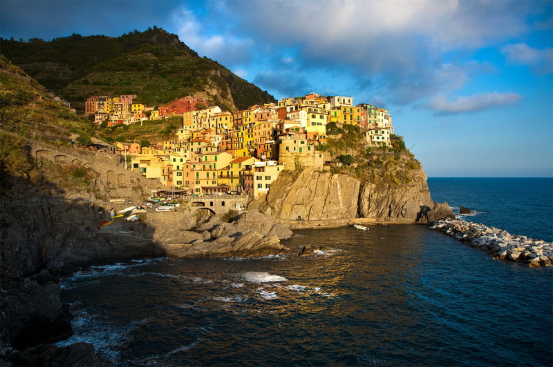 monterosso, water, village, coastline, rock, building, cloud - sky, cinque terra, nature, cliff, city, sky, solid, land, rock - object, beach, sea, outdoors