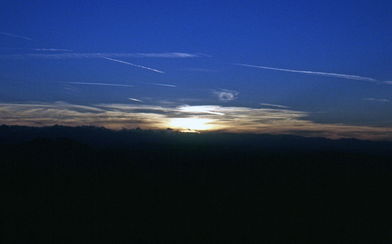 nature, cloud - sky, space, air vehicle, 4K, silhouette, sunset, beauty in nature, low angle view, no people, scenics - nature, blue, outdoors, san marino