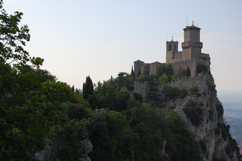 building, italy, no people, tree, plant, architecture, nature, growth, built structure, tower, castle, european, history, san marino, outdoors, building exterior