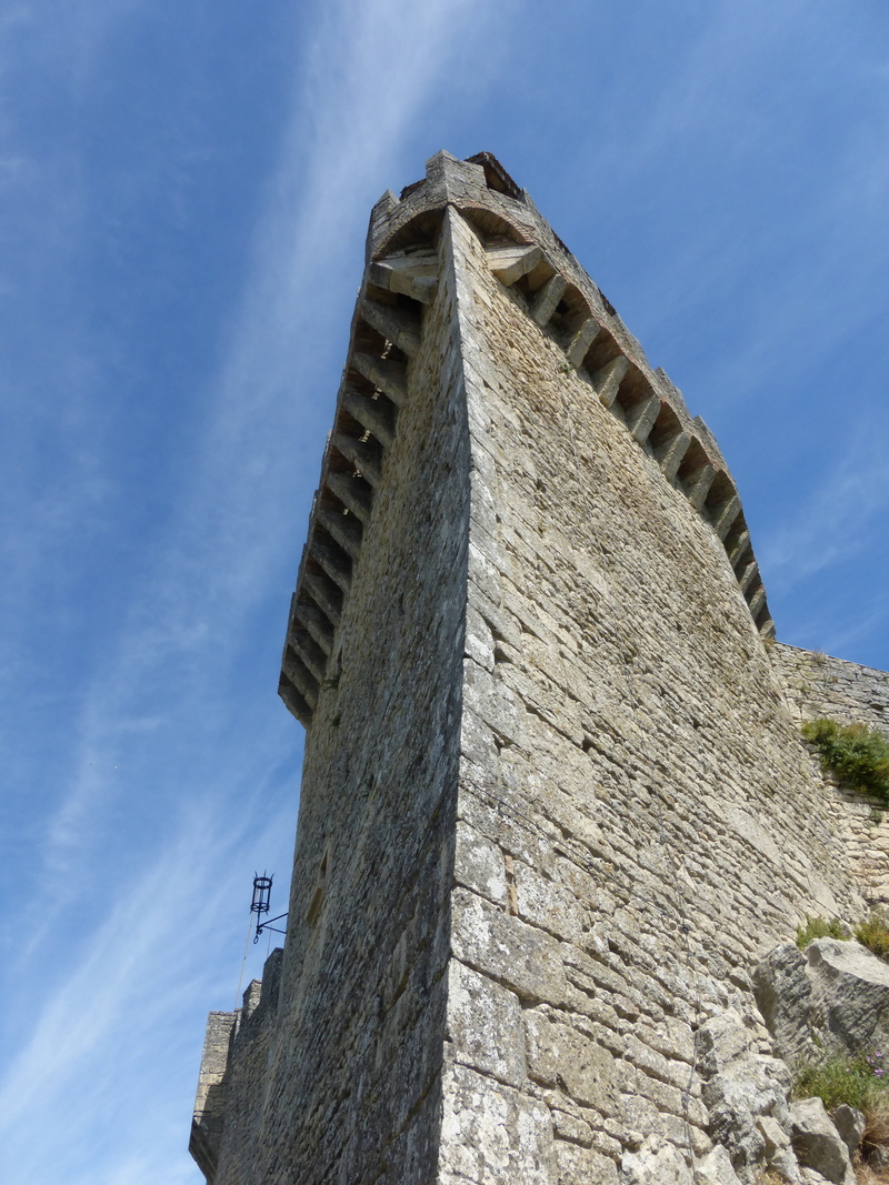 4K, outdoors, architecture, sunlight, wall, sky, building, history, building exterior, stronghold, travel destinations, castle, san marino, fortress, low angle view