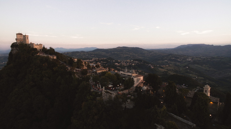 built structure, nature, cityscape, tree, buildings, trees, no people, italy, filmlook, forest, mountain, travel, 4K, history, high angle view, townscape