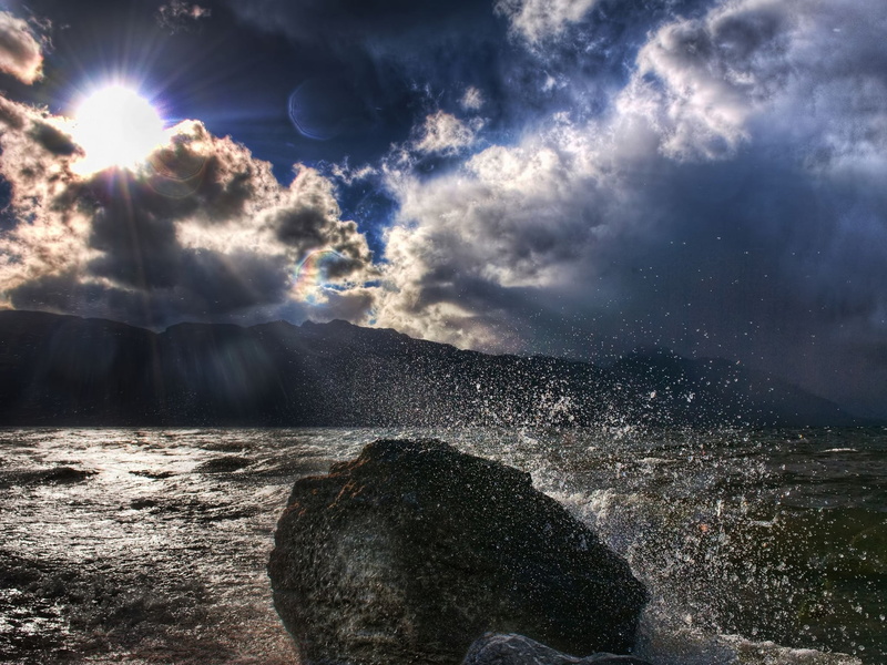 river, outdoors, splashes, wave, summer, cloud - Sky, niagara Falls, tranquil scene, long Exposure, scenics - nature, sea, travel, iceland, 1080P, seascape
