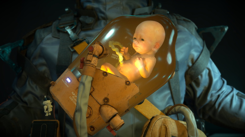 2K, baby, Hideo Kojima, Death Stranding, screen shot