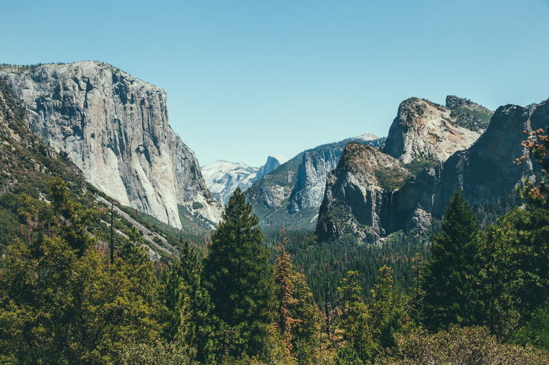 uSA, distance, rocky, extreme Terrain, yosemite Falls, forest, background, aerial, mountains, mountain top, half Dome, yosemite National Park, formation