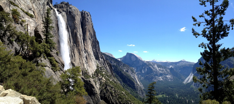 outdoors, european Alps, Yosemite Falls, scenics, california, daytime, panorama, landscape, mountain Peak, mountain, nature, Hike, riverfalls, hiking, rock - Object