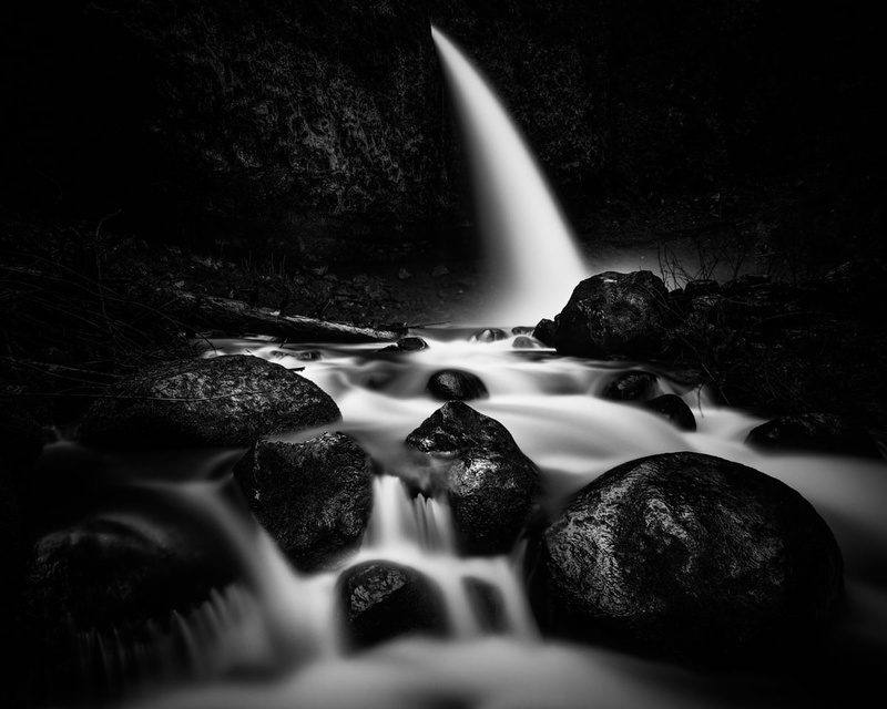 Pacific Northwest, PDX, black stone, Atmosphere, eater, Long Exposure, black, Nature, water, Outdoor, stone, waterfall, Horsetail Falls, PNW, Waterfalls