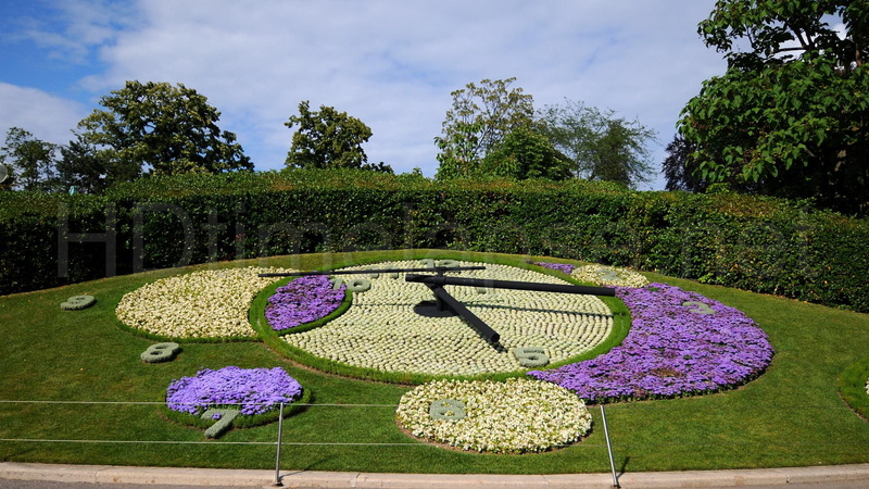 natural, nature and landscapes, flowers, 1080P, garden, time, clock, spring, park