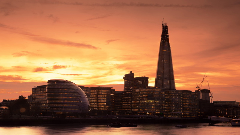 building, sunset, cityscape, white, cloud - sky, spire, London, eiffel, city, modern, urban skyline, black, architecture, outdoors, building exterior, England