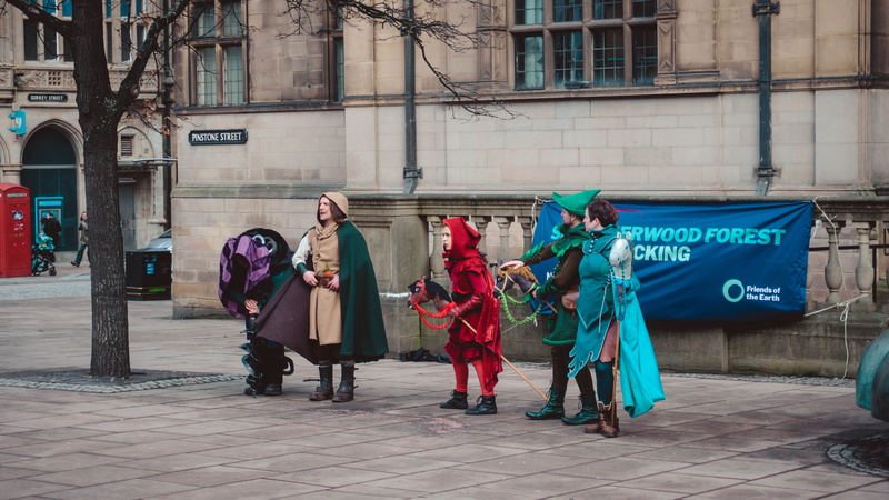 building exterior, females, street, people, outdoors, built structure, england, architecture, uk, day, costume, real people, child, women, full length
