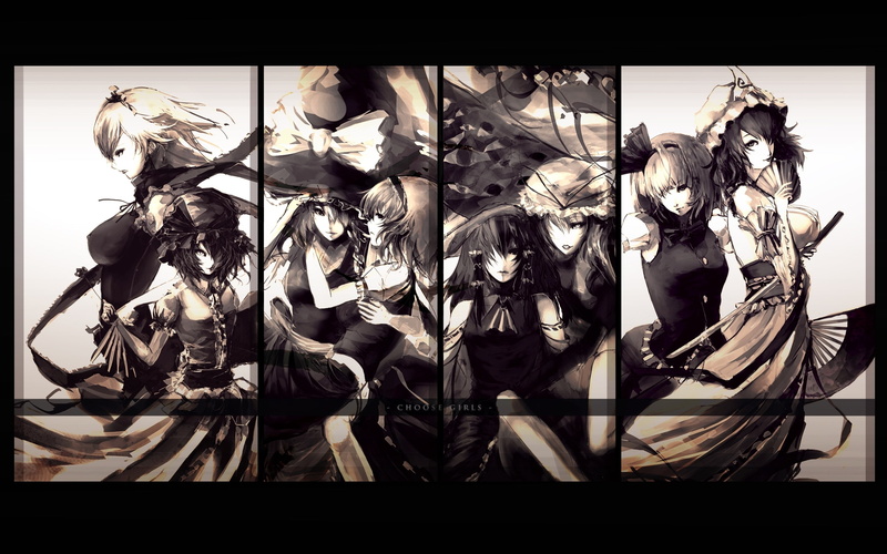 yuyuko, konpaku, Touhou, Izayoi Sakuya, alice, hd, yukari, art, re, youmu, margatroid, saigyouji, sakuya, hakurei, reimu, 1080P, yakumo, izayoi