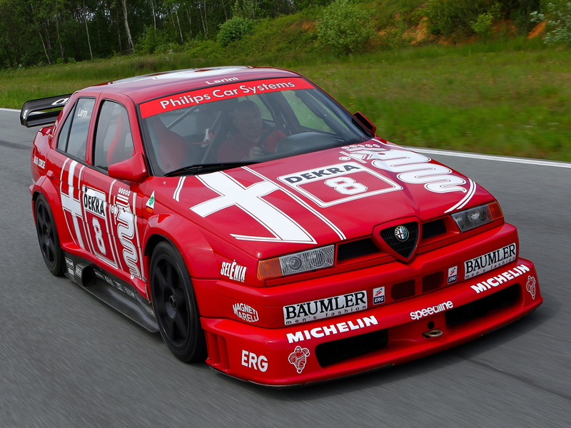 t i, romeo, v 6, 1080P, 155, dtm, se052, racing, race, alfa, 1993