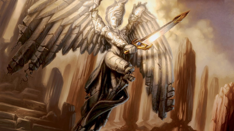 spirituality, creativity, history, male likeness, indoors, statue, representation, Magic: The Gathering, sculpture, digital composite, craft, human representation
