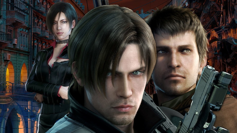 adult, young adult, couple - relationship, looking at camera, emotion, men, 1080P, architecture, serious, resident evil damnation, males, city, people