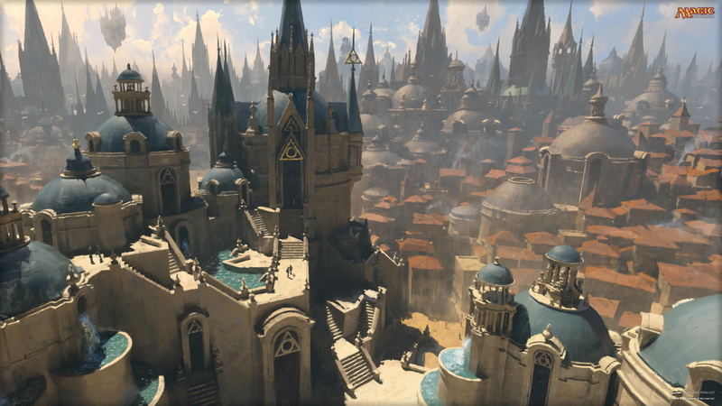 town, magic, Magic: The Gathering, Azorius, 2K
