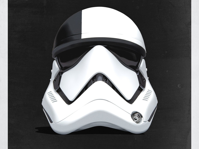 Star Wars, black background, still life, indoors, single object, no people, Stormtrooper, headwear, art and craft, human representation, white color, transfer print