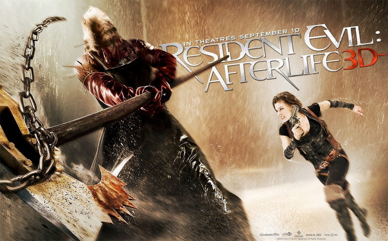 resident, game, afterlife, Executioner Majini, Resident Evil, p, Resident Evil: Afterlife, Milla Jovovich, 720P, evil, d