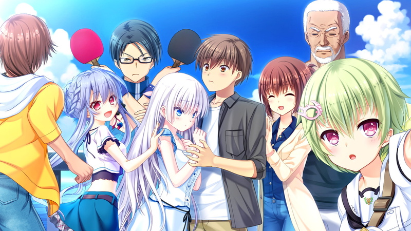 Naruse Shiroha, Misaki Kyoko, Kano Tenzen, Naruse Kobato, Sorakado Ao, Anime, Nomura Miki, Mitani Ryoichi, 1080P, Summer Pockets