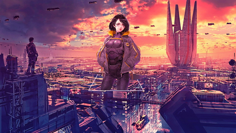 Alita: Battle Angel, Alita, 1080P, 3D graphics, anime, Digital Artist, Platinum Conception s