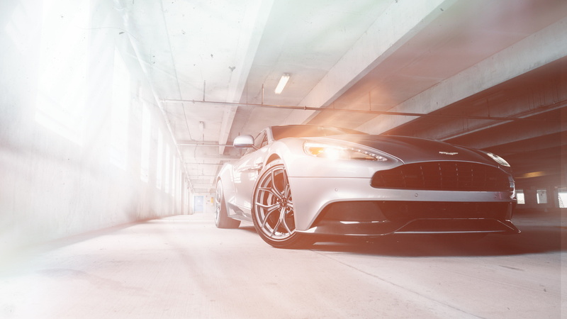front, Vanquish, silver, William Stern, Aston Martin, silvery, vankvish, 4K