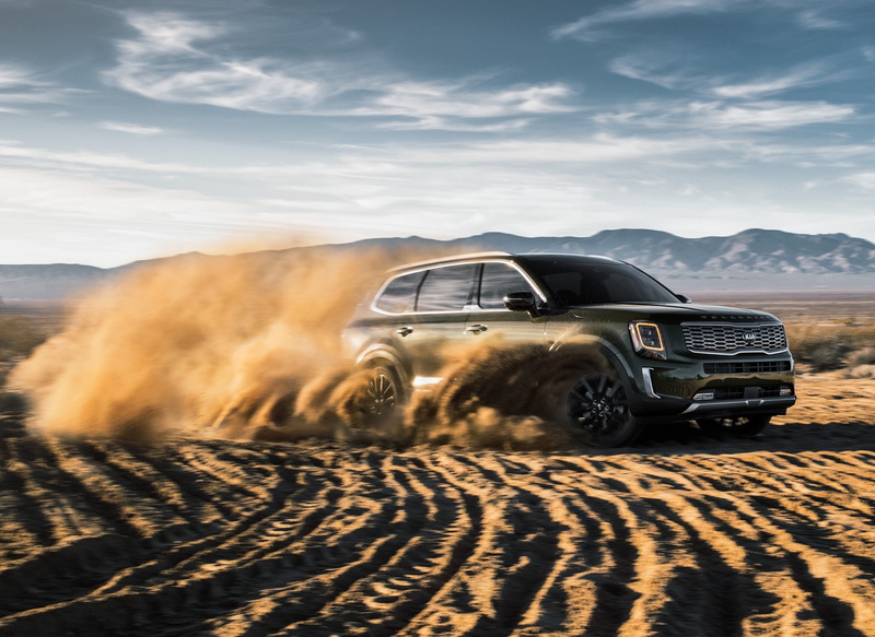SUV, Vehicle, Sand, Kia, Car, 2K, Kia Telluride