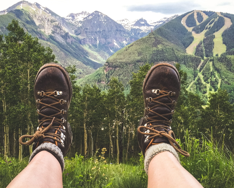 nature, scenics - nature, colorado, men, day, human foot, leisure activity, backpacking, real people, hiking boots, outdoors, united states, beauty in nature