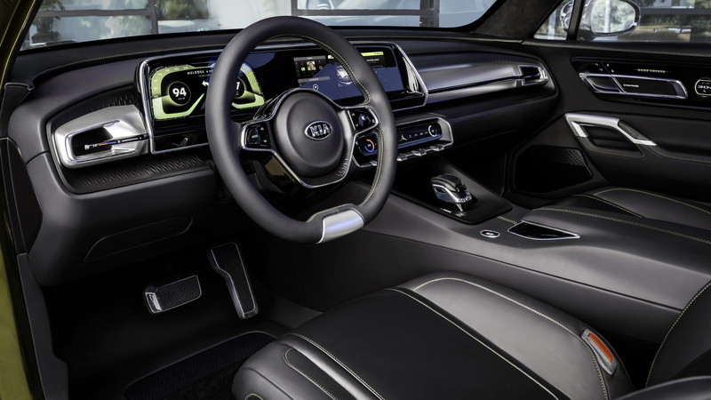 4K, NAIAS 2016, Kia Telluride, interior