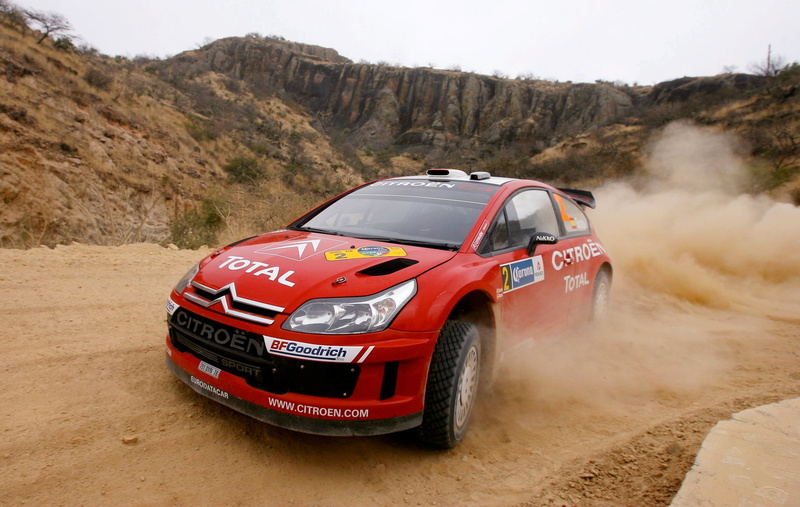 Citroen, Dani Sordo, Turn, 1080P, The front, Dust, Total, Rally, Lights