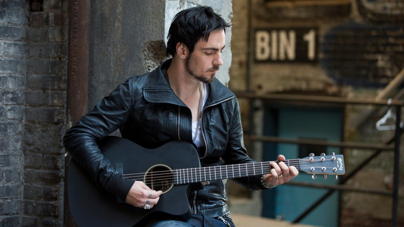 leather, music, Adam Gontier, men, guitar, artist, musical instrument, musical equipment, arts culture and entertainment, performance, Three Days Grace