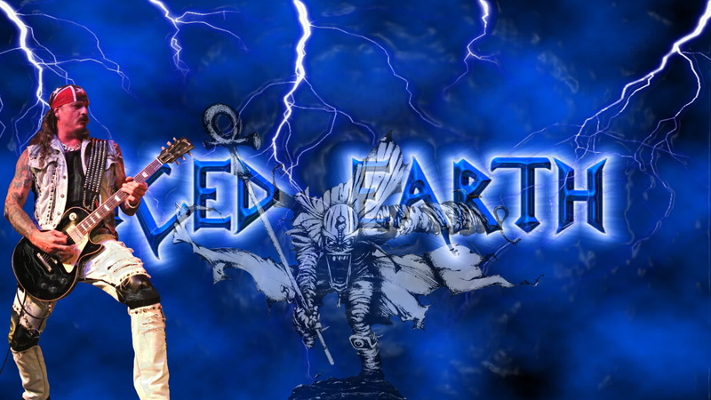 bands, guitars, thrash, earth, evil, artwork, 720P, power, tattoo, groups, poster, rock, heavy, hard, death, covers, 1iced, album, dark, fantasy, metal