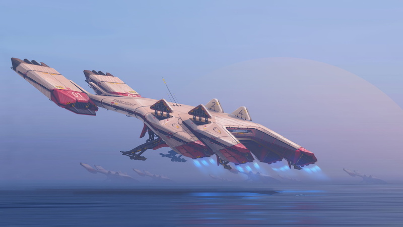vehicle, 1080P, Ivan Tantsiura, artwork, science fiction