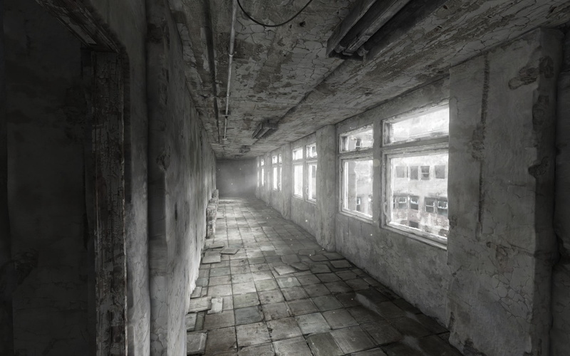 window, corridor, old, obsolete, spooky, indoors, decline, architecture, the way forward, run-down, abandoned, video games, no people, damaged, 720P, direction