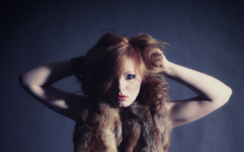 magazine, arms, women, models, background, raised, patty, redheads, fur, life, 2K, blue