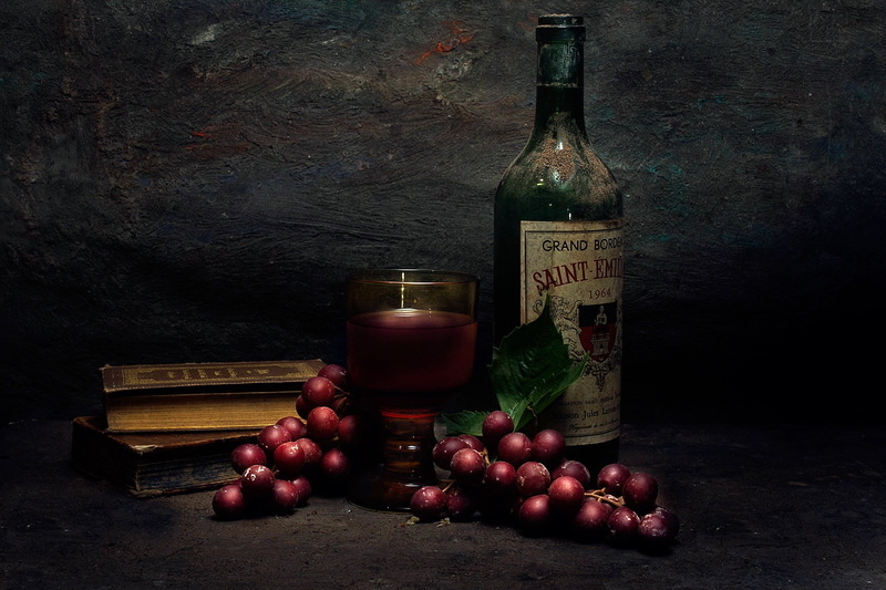 food and drink, drink, table, still life, no people, container, still life artwork, freshness, bottle, fruit, refreshment, alcohol, food, wellbeing, wood - material