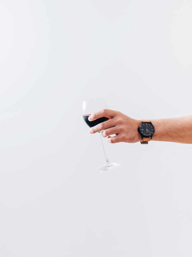 person, black, watch, human hand, one person, drinking, 2K, indoors, food and drink, copy space, drink, only women, household equipment, studio shot, wearing