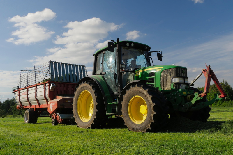 harvesting, grass, field, day, landscape, agricultural machinery, farm, land, farming, agricultural equipment, mode of transportation, various, plant, machinery