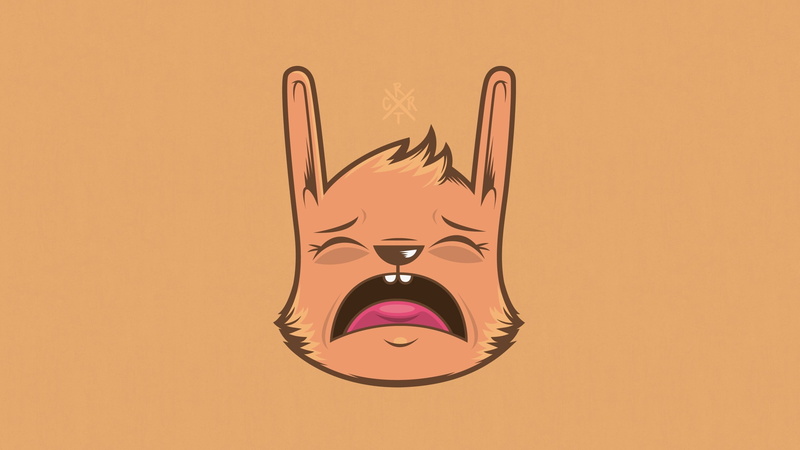 animal, cute, sign, emotions, glass - material, symbol, orange, electricity, rabbit, design, text, illustration, paper, fun, representation, pets, figure