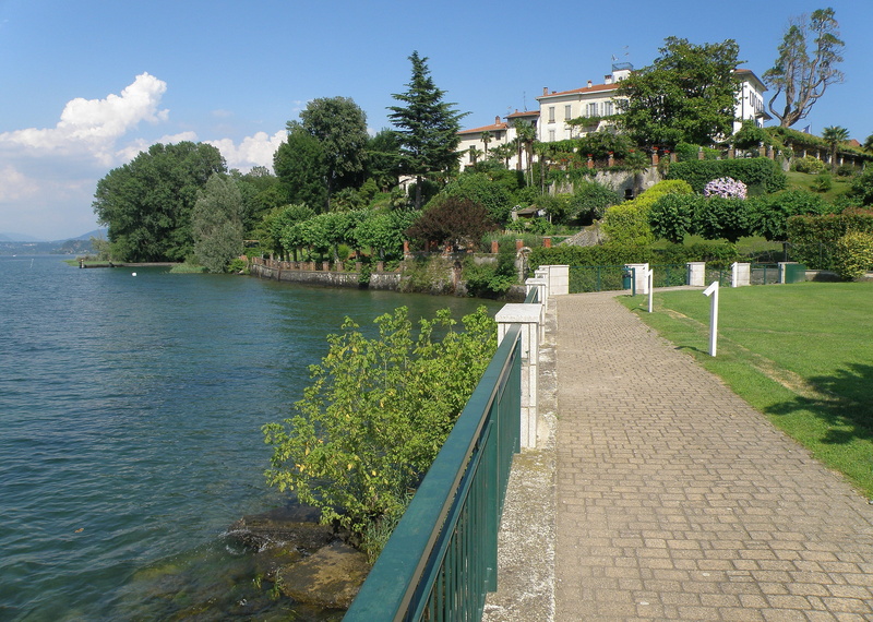Water, landscape, plant, footpath, blue, outside, harbor, green color, architecture And Buildings, reflections, scenics, travel Locations, tranquil scene