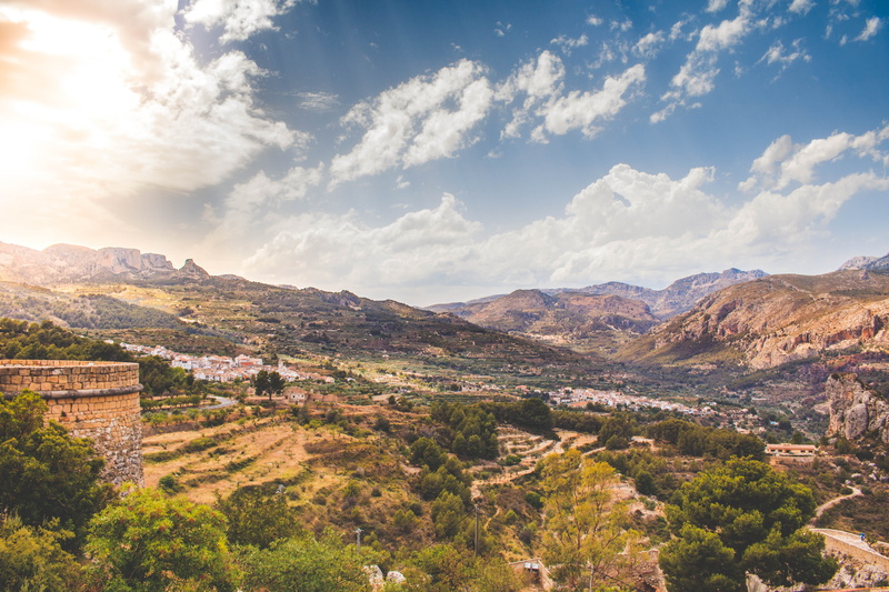 environment, mountain range, 5K, travel destinations, idyllic, non-urban scene, day, valley, scenics - nature, castle, españa, built structure, mountain