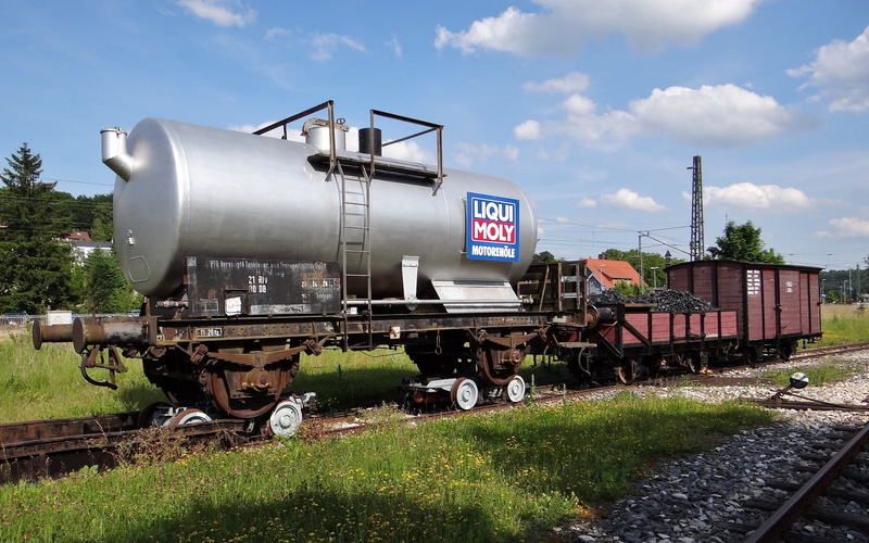 Amstetten, mode of transportation, oppingen, cloud - sky, railroad Car, day, land vehicle, train, tank wagons, steam, train - vehicle, amstetten oppingen