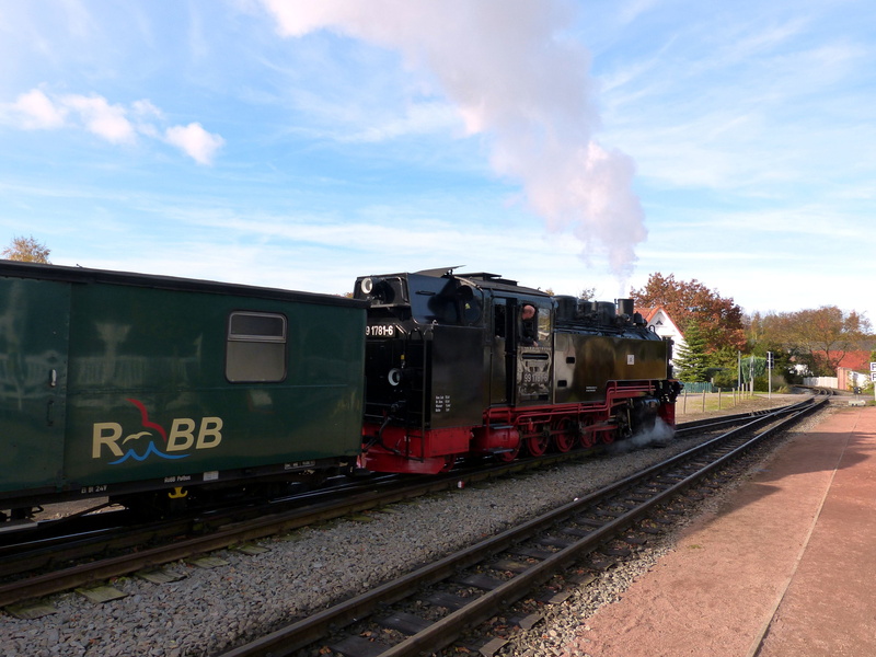 cloud - sky, nostalgia, loco, train, selllin, 4K, small ground, tourism, rügen, motion, outdoors, Steam Locomotive, rail transportation, western pomerania
