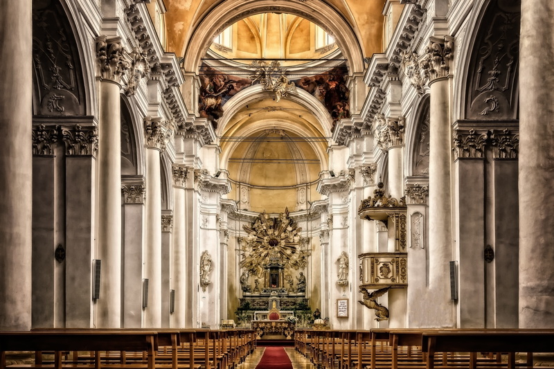 faith, arch, built structure, holiday, st charles church, 5K, church, no people, white, indoors, beige, belief, the past, historically, history, spirituality